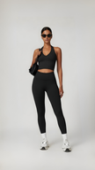 Seamless High-Waist Leggings - Black - AIRE