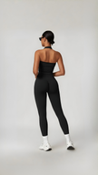 Seamless High-Waist Leggings - Black - AIRE