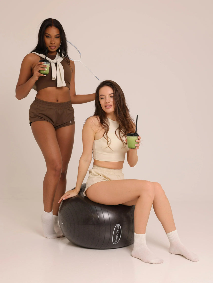 Endurance Running Shorts - Brown - AIRE