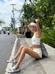 Endurance Running Shorts - Beige