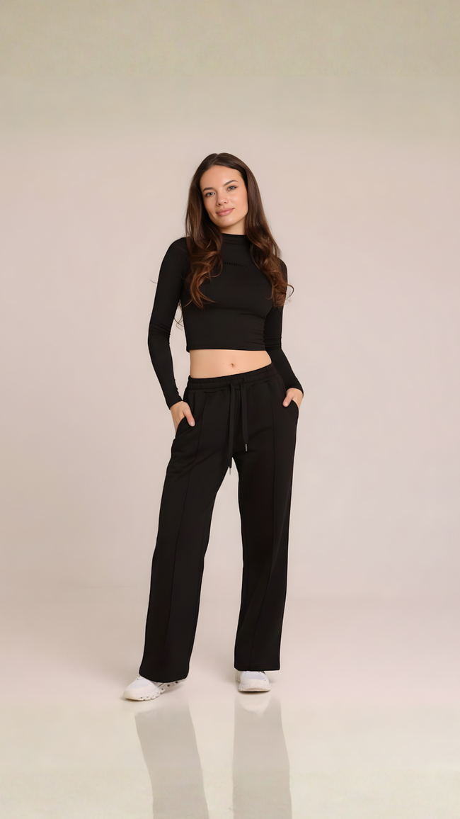 Lounge Joggers - Black - AIRE
