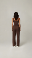 Lounge Vest Top - Brown - AIRE