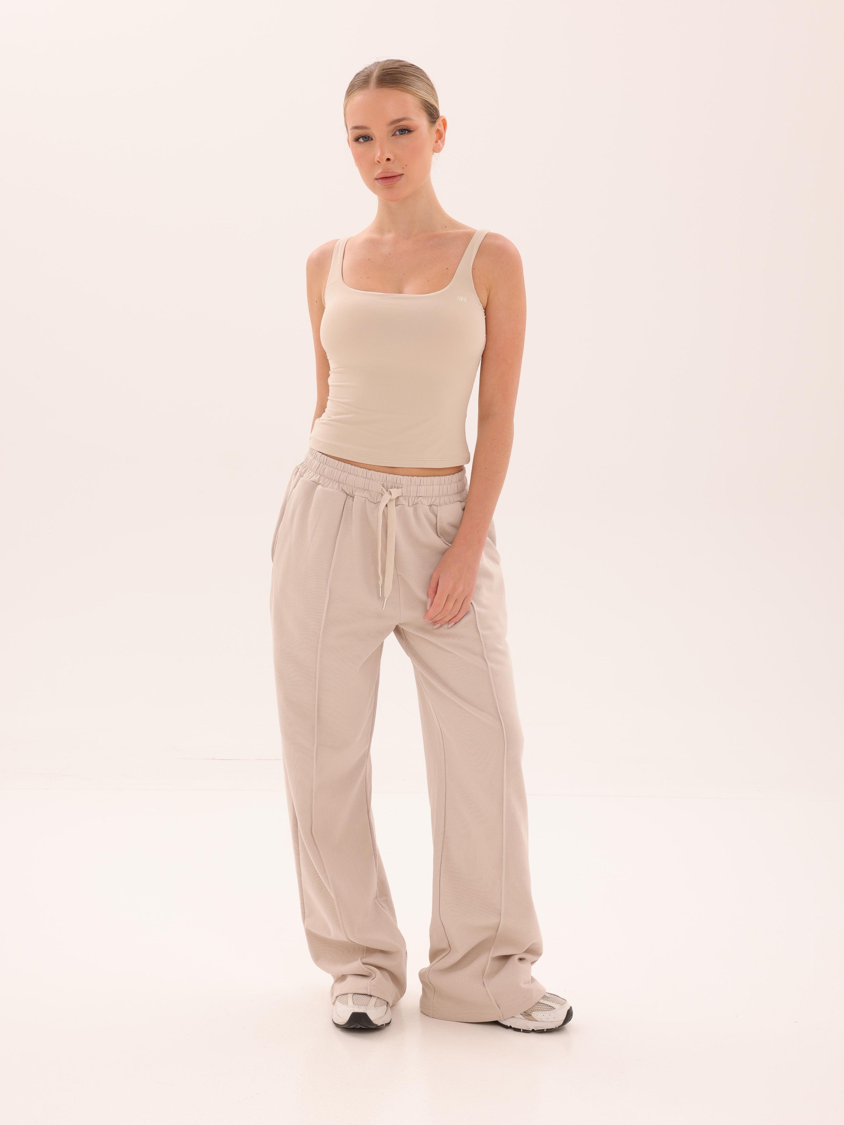 Lounge Joggers - Beige - AIRE