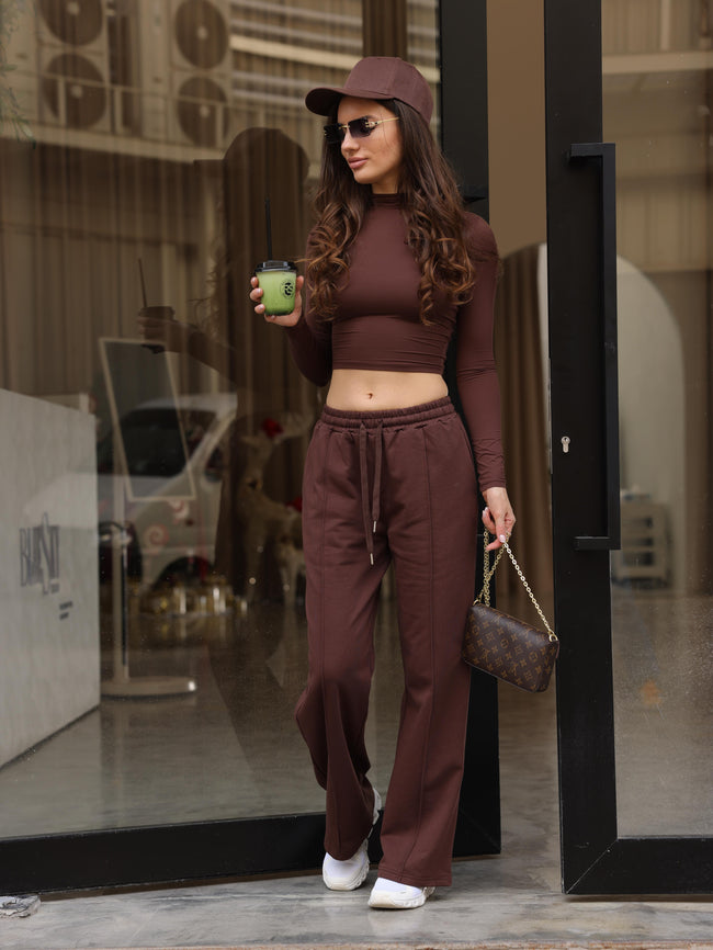 Lounge Joggers - Brown - AIRE