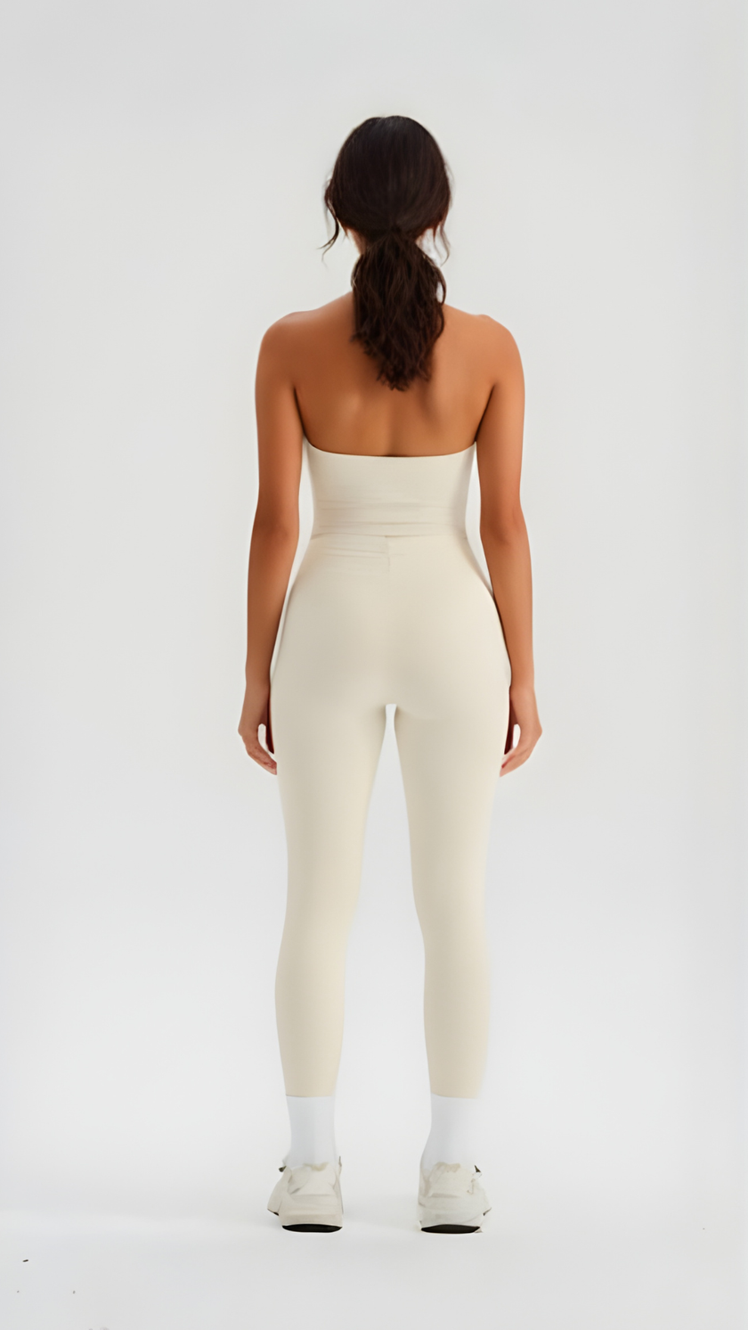 Pilates Leggings - Beige - AIRE